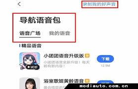 如何用自己声音在高德地图当导航