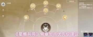 星痕共鸣臂章如何加点