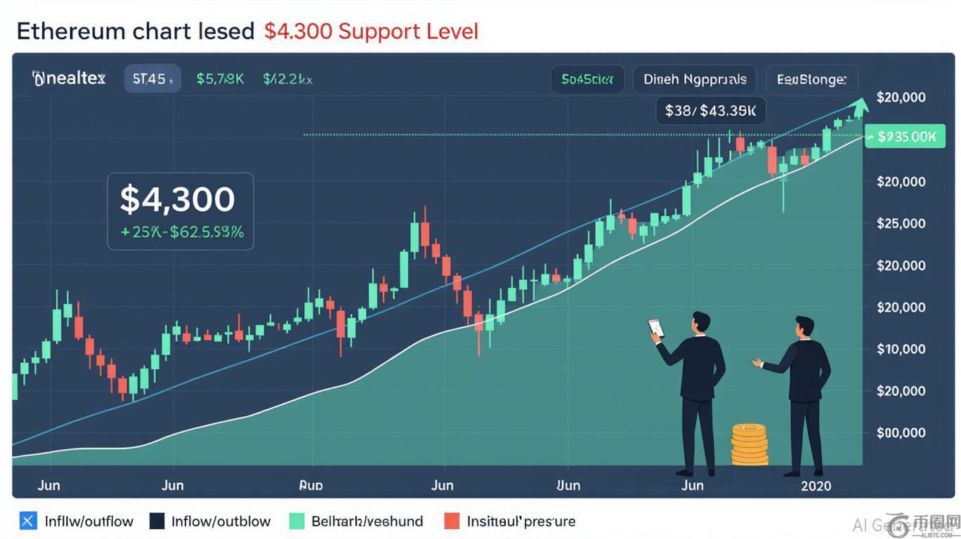 以太坊 4,300 美元的支撑位、Aave 的看涨案例以及 BlockDAG 在 2025 年的颠覆性投资回报潜力
