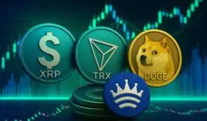 XRP 因 ETF 乐观情绪而瞄准 5 美元，但 TRON 到期水平和 DOGE 零售炒作使前景变得复杂