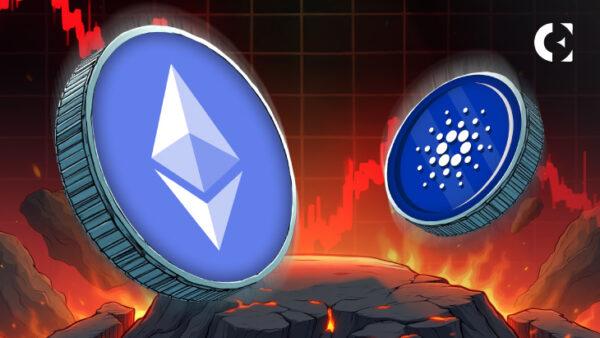 随着以太坊扩大其使用领先优势，ADA 与 ETH 的采用差距进一步扩大