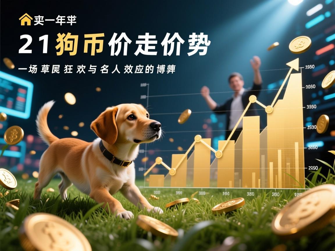 21年狗狗币价格走势图表，一场草根狂欢与名人效应的博弈