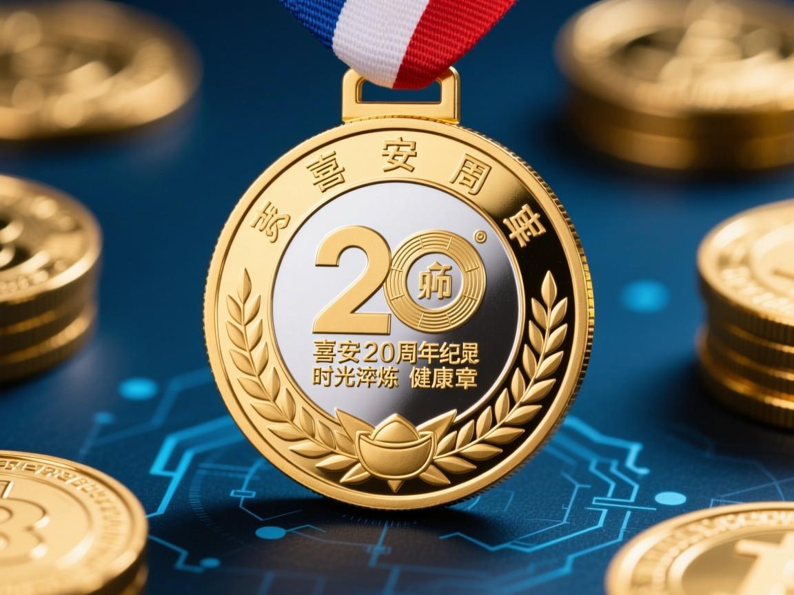 可喜安20周年纪念币，时光淬炼的健康勋章