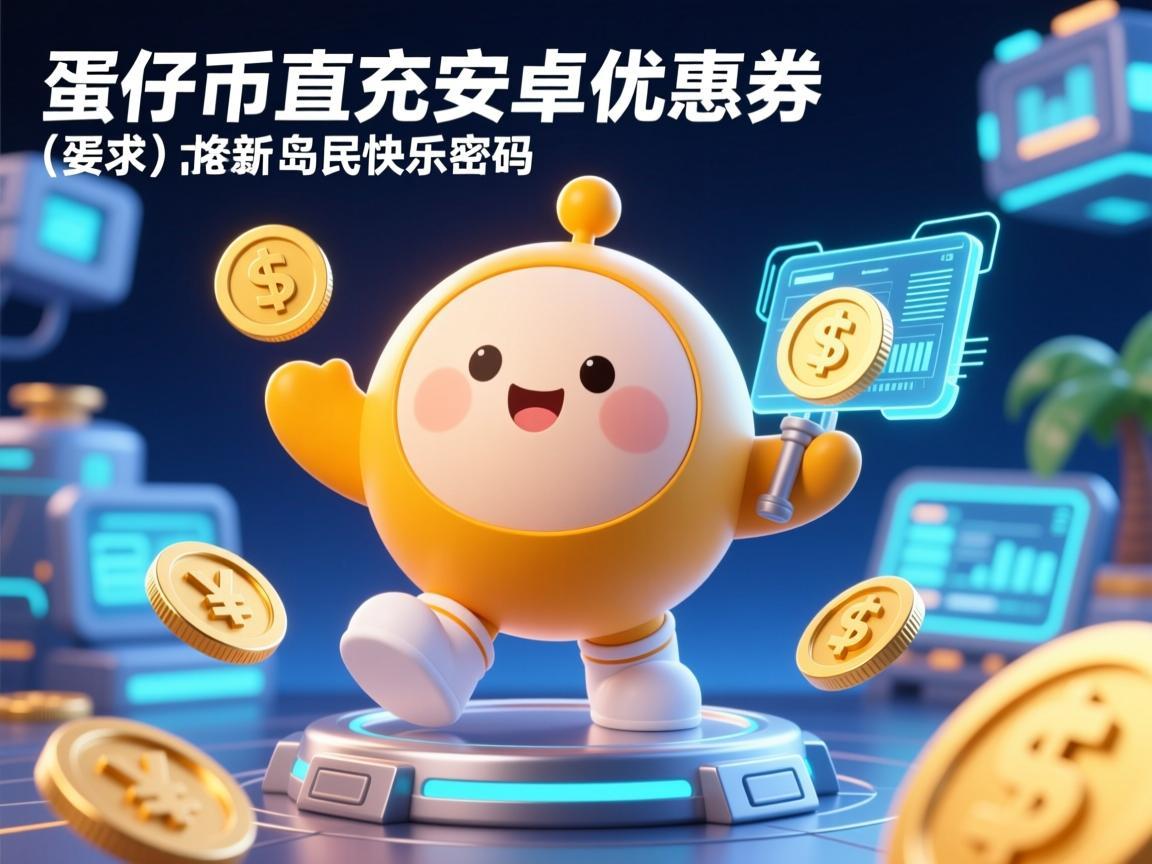 蛋仔蛋币直充安卓优惠券，蛋仔岛民的快乐密码