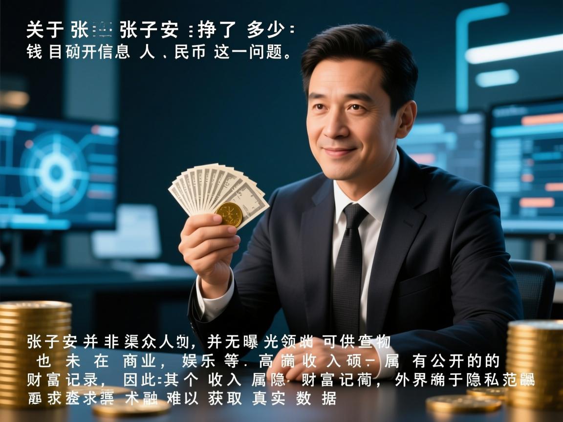 关于张子安挣了多少钱人民币这一问题，目前公开渠道并无确切信息可供查询。张子安并非公众人物，也未在商业、娱乐等高曝光领域有公开的财富记录，因此其个人收入属于隐私范畴，外界难以获取真实数据