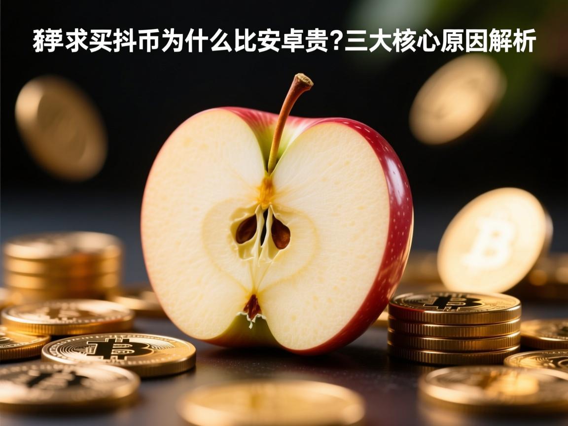 苹果买抖币为什么比安卓贵？三大核心原因解析