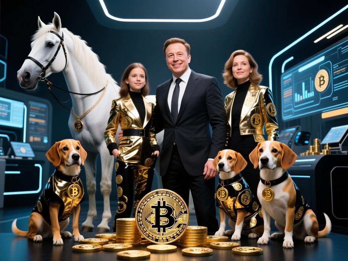 当马斯克全家穿上狗狗币，一场加密货币的时尚宣言