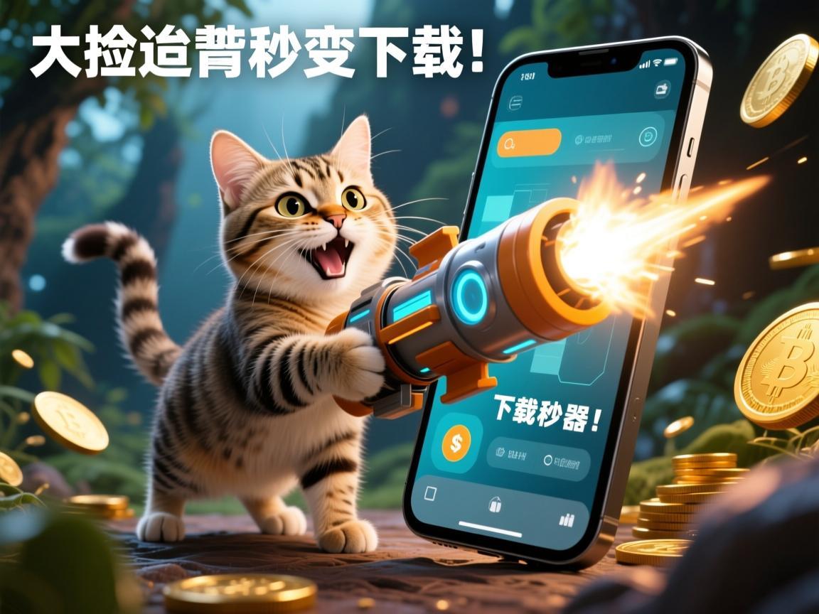 猫咪大冒险，当meme遇上搞怪下载，手机秒变快乐发射器！
