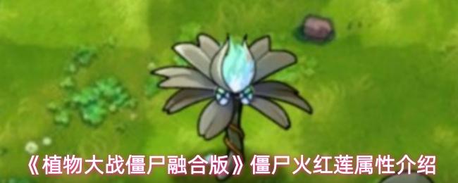 植物大战僵尸融合版 僵尸火红莲属性介绍