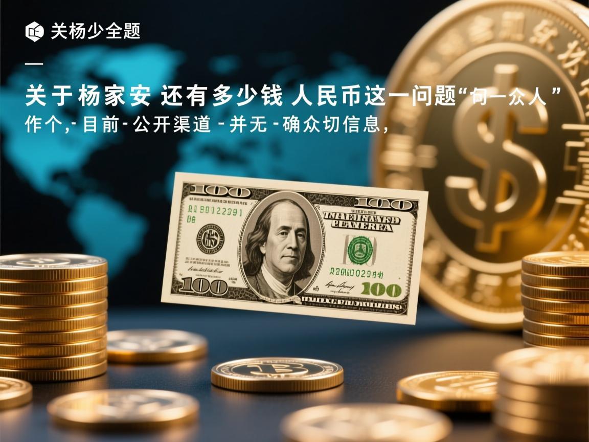 关于杨家安还有多少钱人民币这一问题，目前公开渠道并无确切信息。作为公众人物，个人财务状况通常属于隐私范畴，除非本人主动披露或涉及合法公开的财务申报，否则外界难以获取准确数据