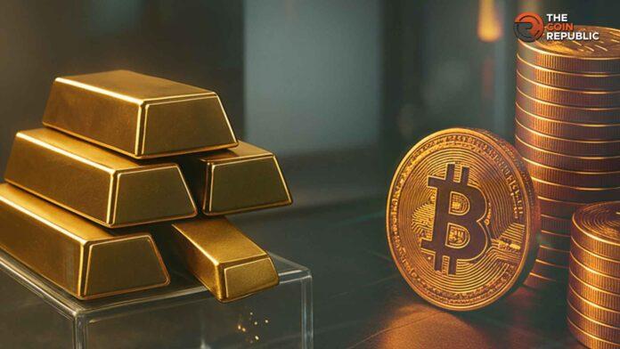 图表显示黄金投资者正在将资金转向比特币