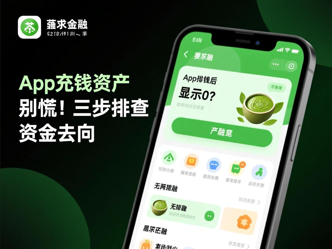 抹茶App充钱后资产显示0 别慌！三步排查资金去向