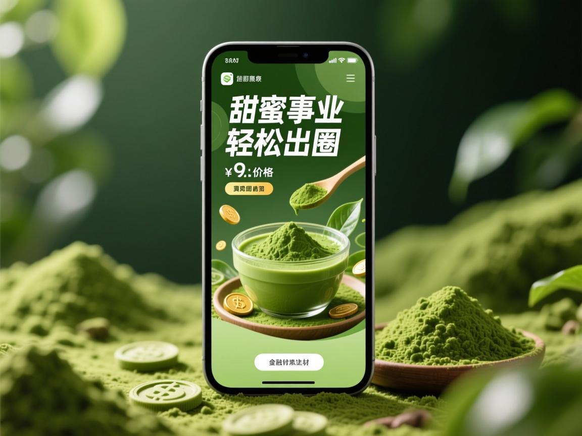 抹茶价格海报素材app，让甜蜜事业轻松出圈