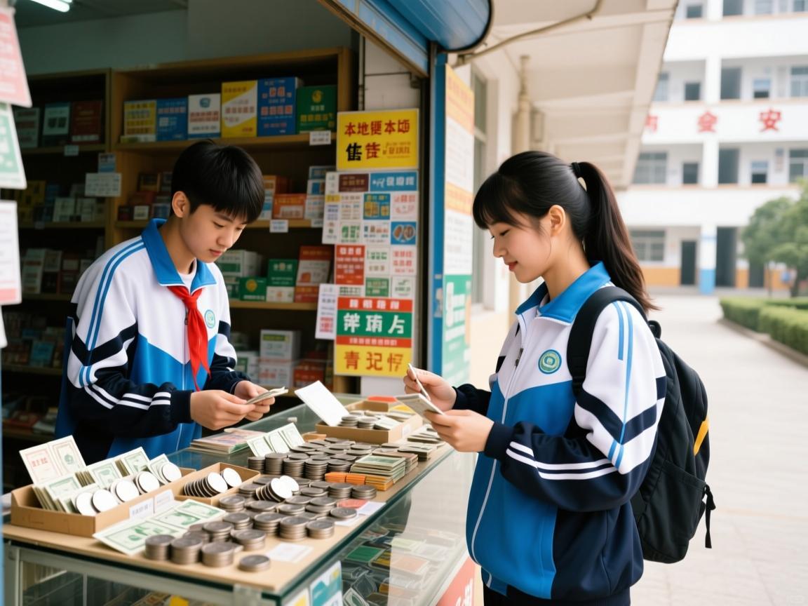 六安本地学生币售卖商店，校园里的硬通货与青春记忆