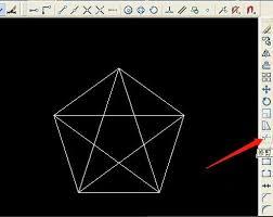 autocad2007如何绘制五角星图形