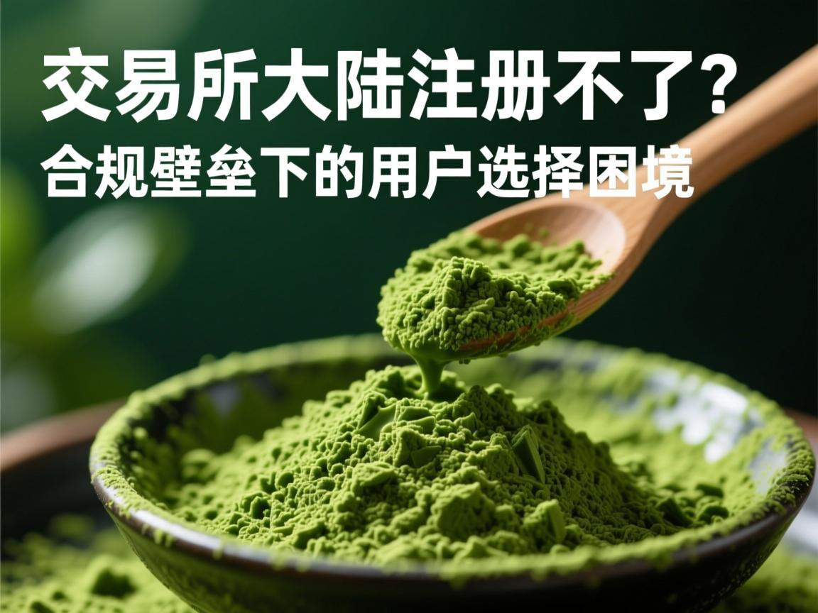 抹茶交易所大陆注册不了 合规壁垒下的用户选择困境