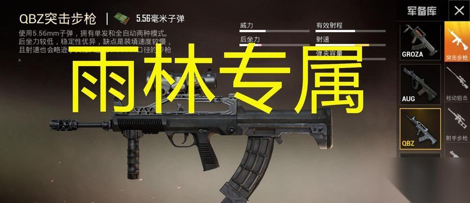 和平精英 中QBU步枪详解 了解QBU