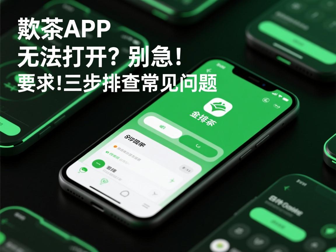抹茶APP无法打开 别急！三步排查常见问题