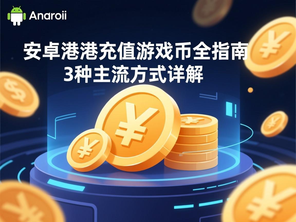 安卓港币充值游戏币全指南，3种主流方式详解