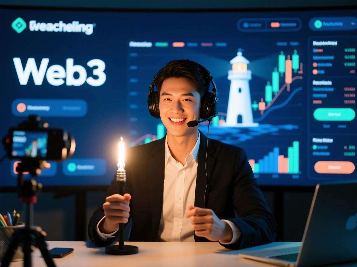 Web3教学博主，点亮普通人通往新世界的灯塔