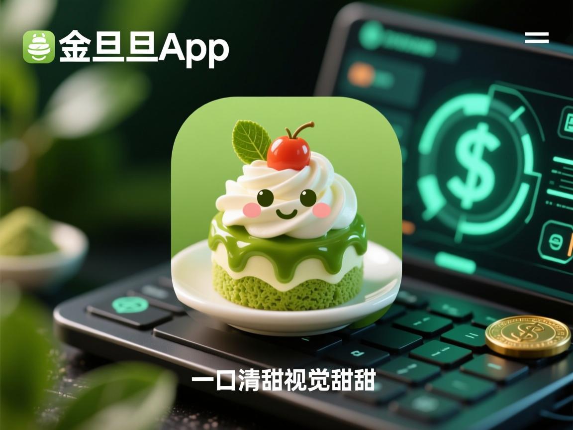 抹茶旦旦App图标，一口清甜的视觉甜点
