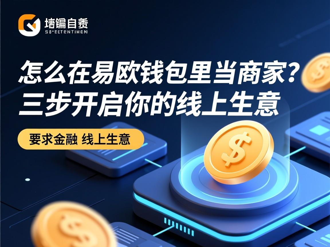 怎么在易欧钱包里当商家 三步开启你的线上生意