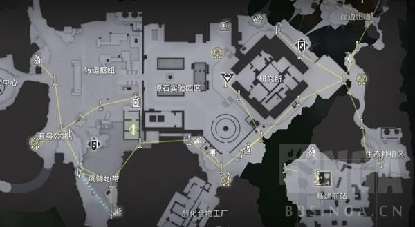 明日方舟终末地源石研究园滑索怎么设置