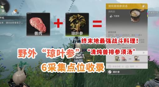 明日方舟：终末地 琼叶参采集点位分享