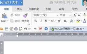 wps页面如何删除
