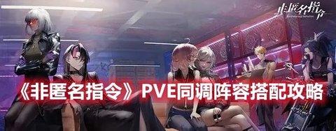 非匿名指令 PVE同调阵容搭配攻略