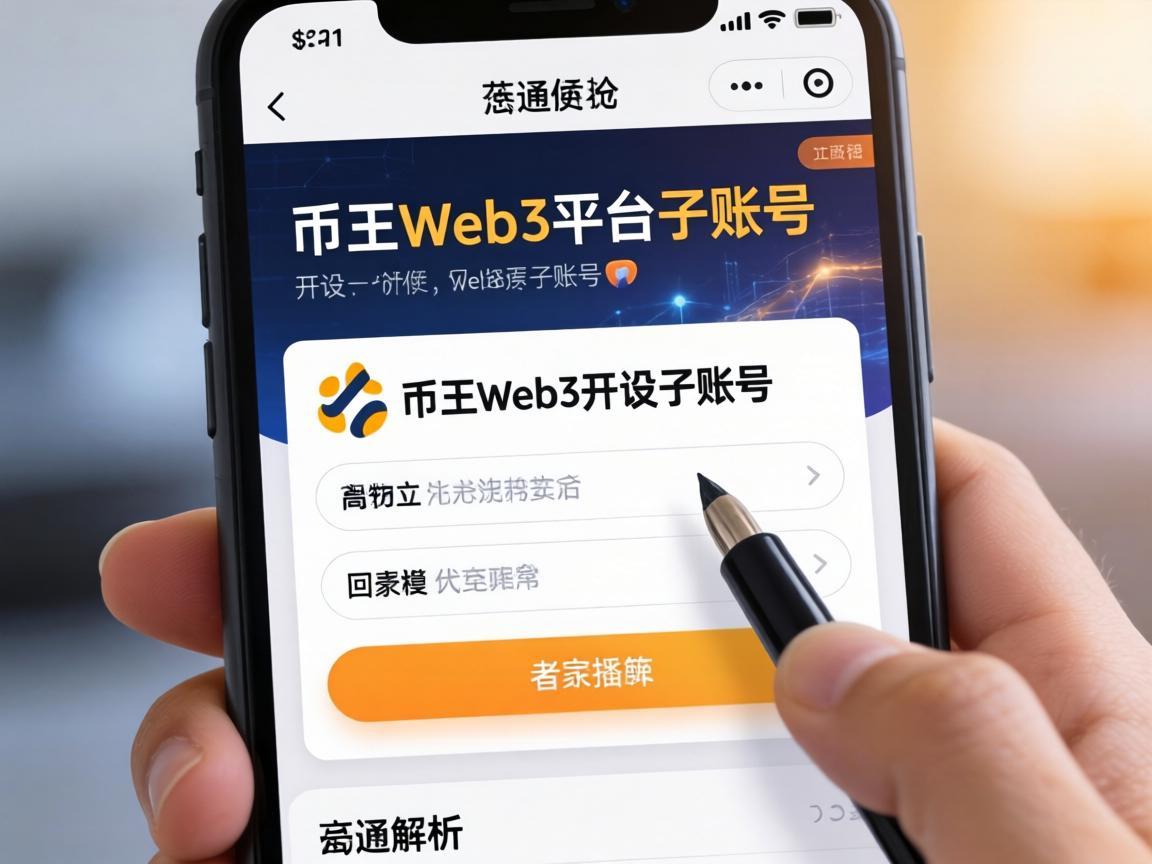 如何在币安Web3平台开设子账号，详细步骤解析