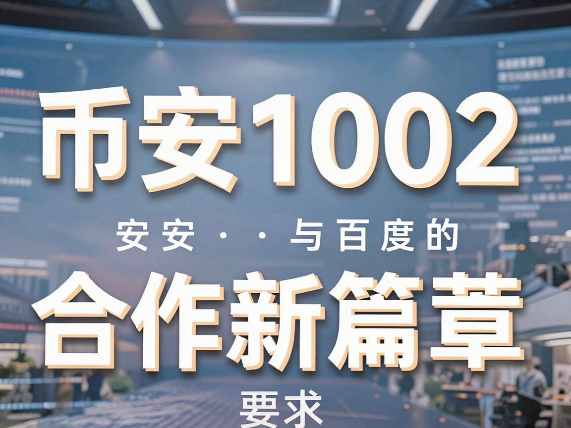 币安1002，币安与百度的合作新篇章