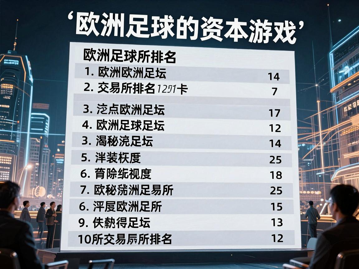 欧州足球交易所排名，揭秘欧洲足坛的资本游戏