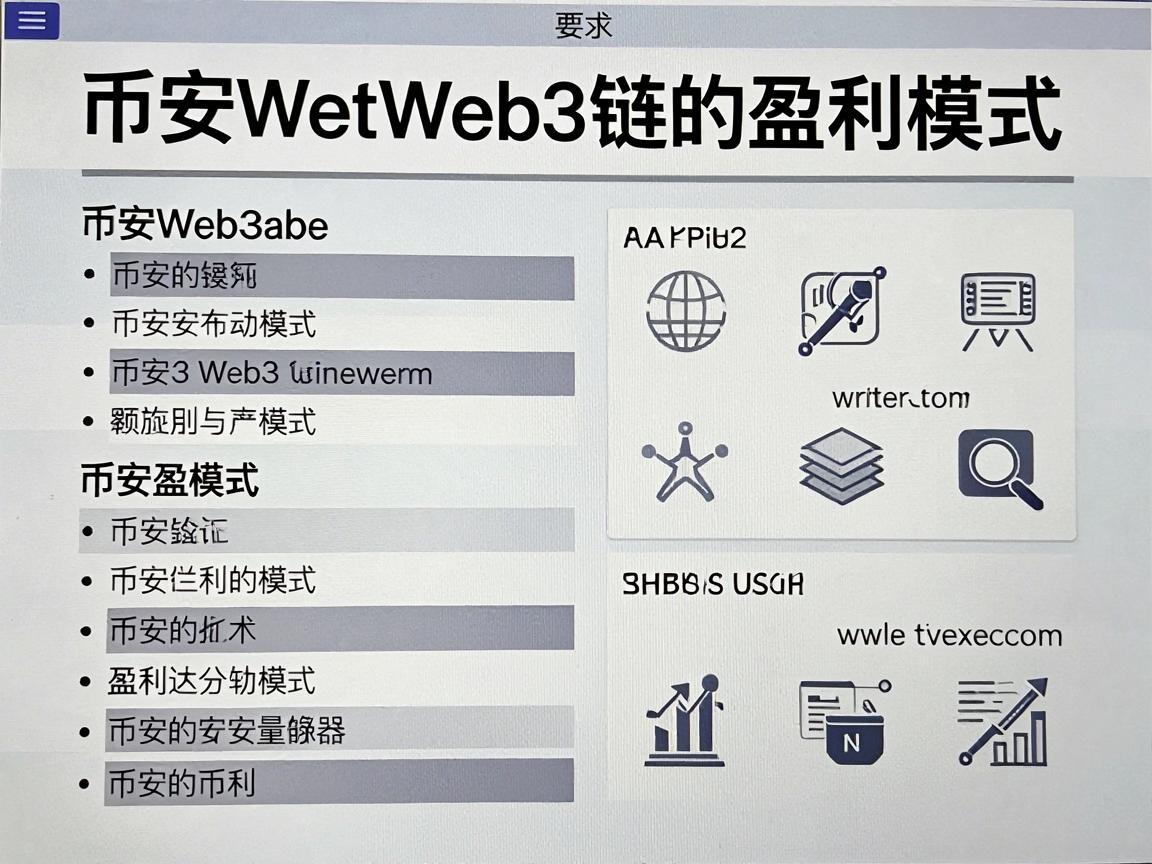 币安Web3链的盈利模式解析