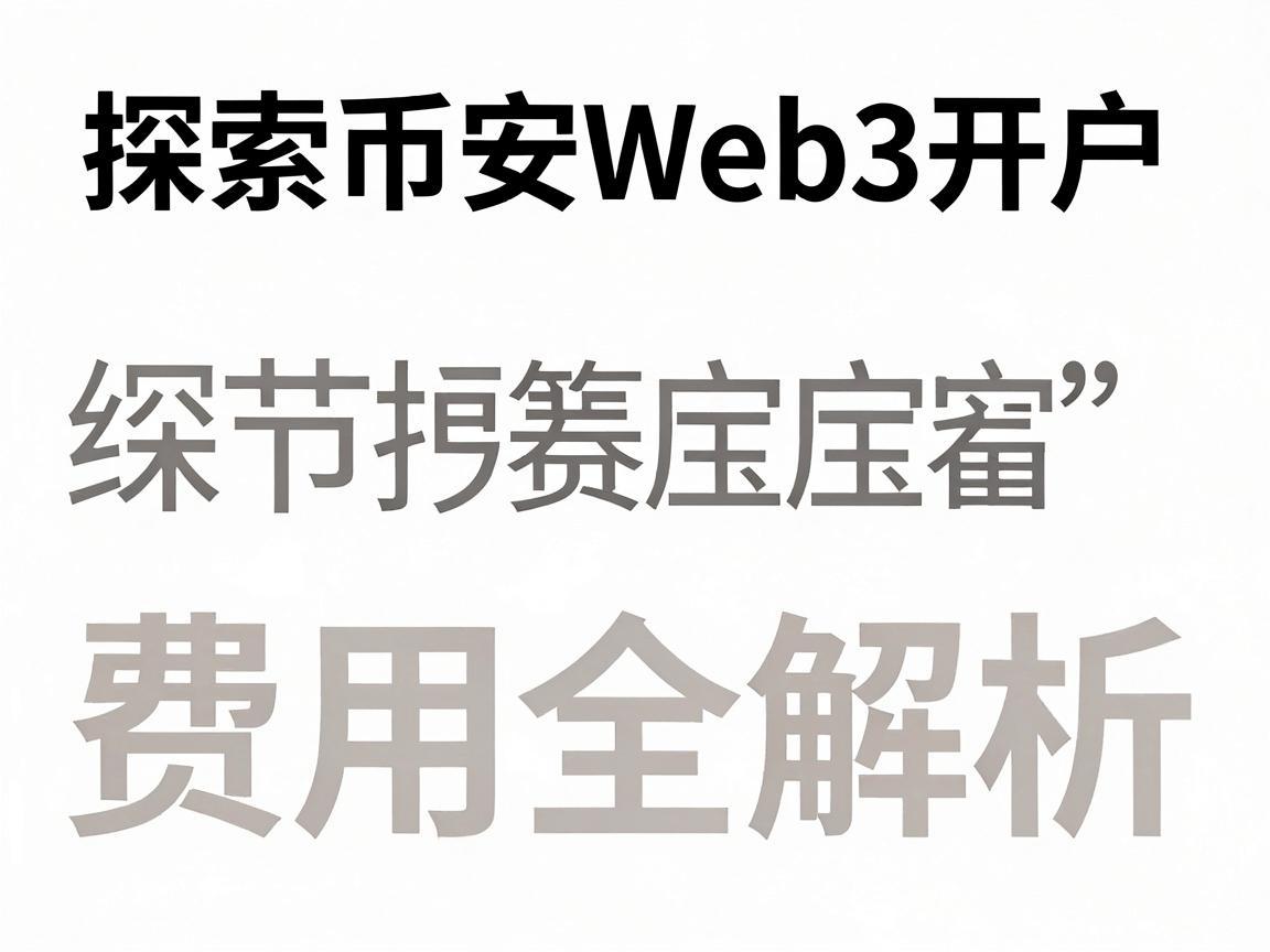 探索币安Web3开户，费用全解析