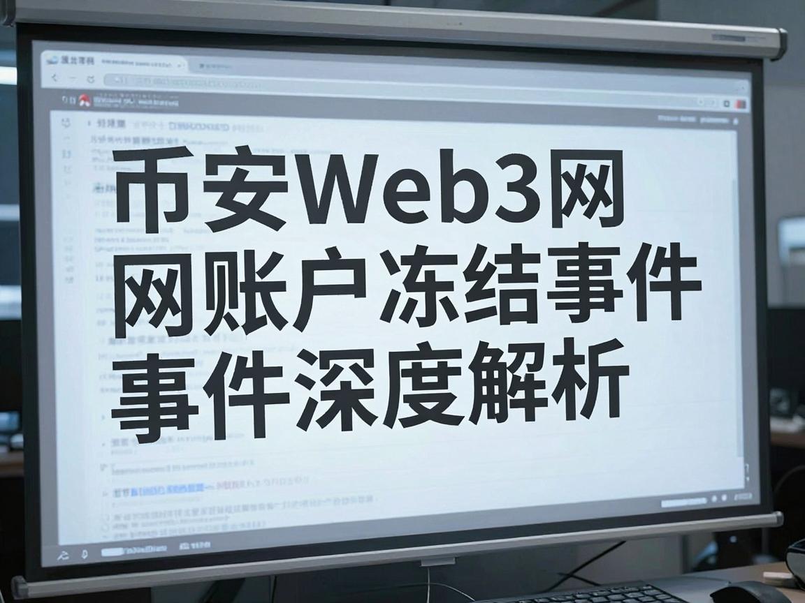 币安Web3网账户冻结事件深度解析