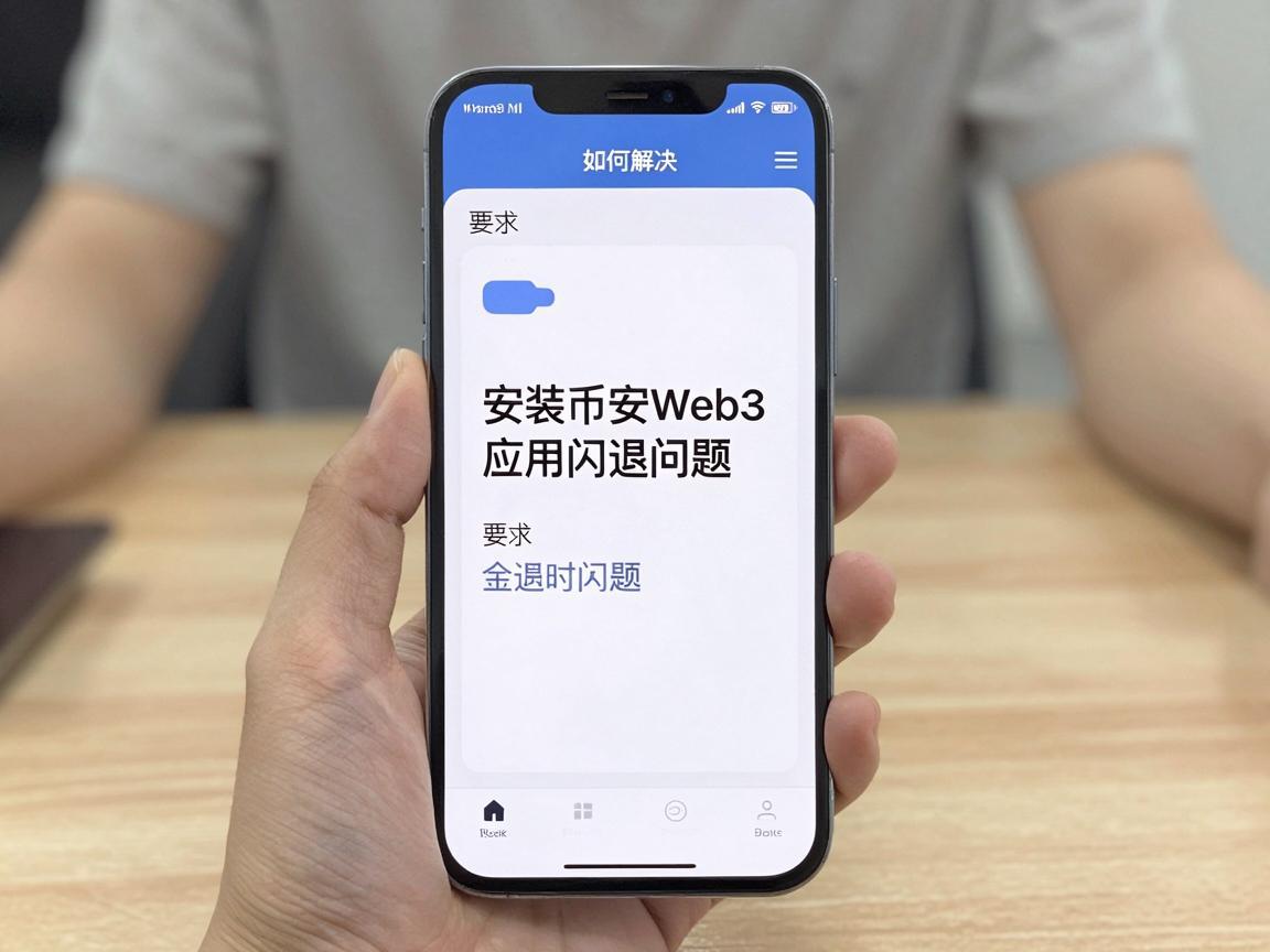 如何解决手机安装币安Web3应用时闪退问题