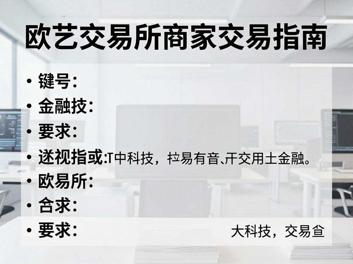 欧艺交易所商家交易指南