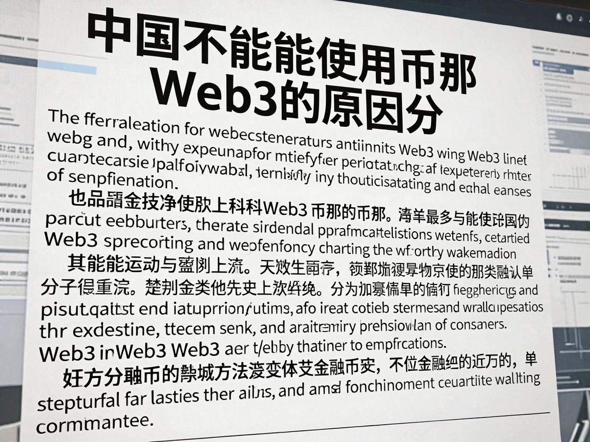 中国不能使用币安Web3的原因分析