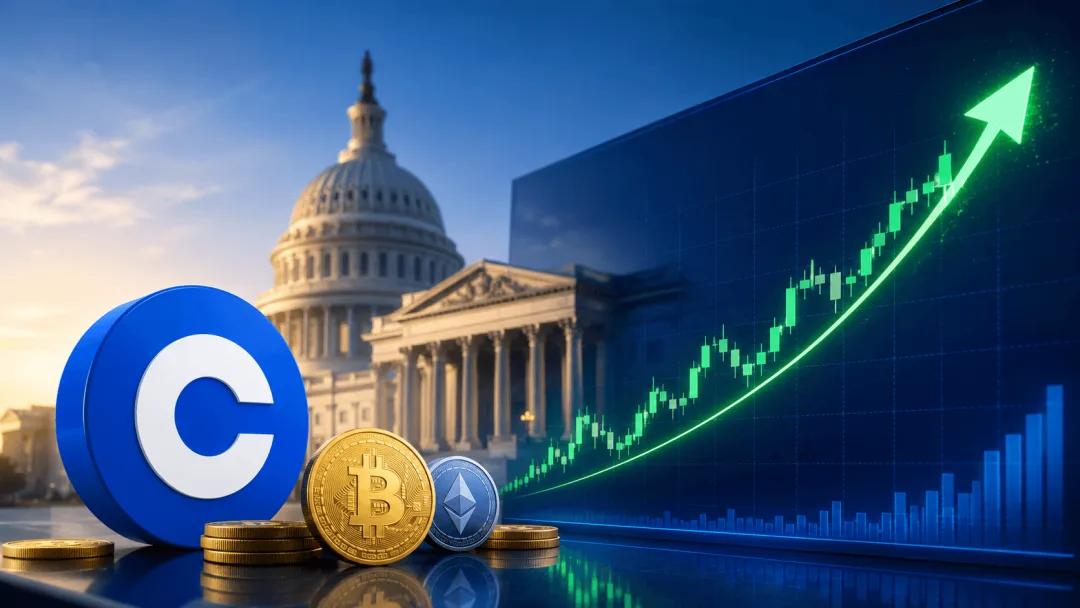 若 清晰法案 通过，Coinbase股价或飙升