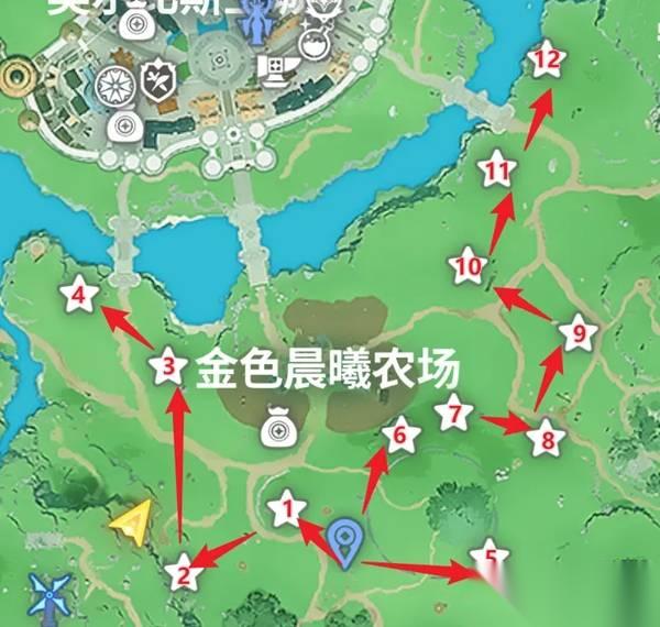 龙之剑觉醒 白花胡萝卜采集路线推荐